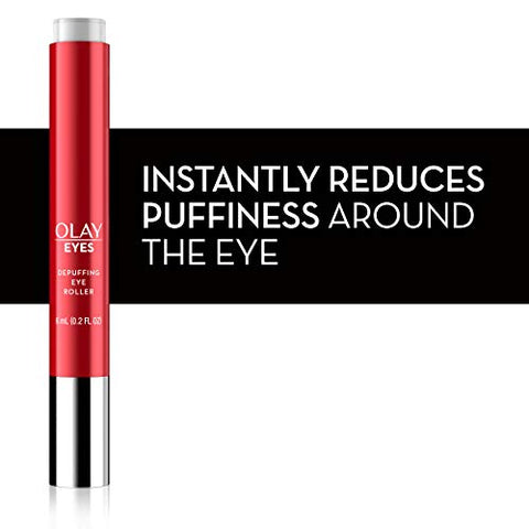 Eyes Depuffing Eye Roller com Vitamina E – Reduz inchaço e desperta olhos cansados – 0,2 fl oz (6 ml) - Olay