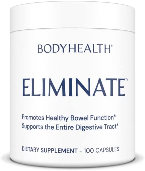 Intestinal Cleanse – Elimine, Desintoxicação do Limpador de Cólon, Comprimidos Laxantes Suaves e Alívio da Constipação do Intestino para Adultos, Limpeza Corporal para a Saúde do Cólon e Limpeza - BodyHealth