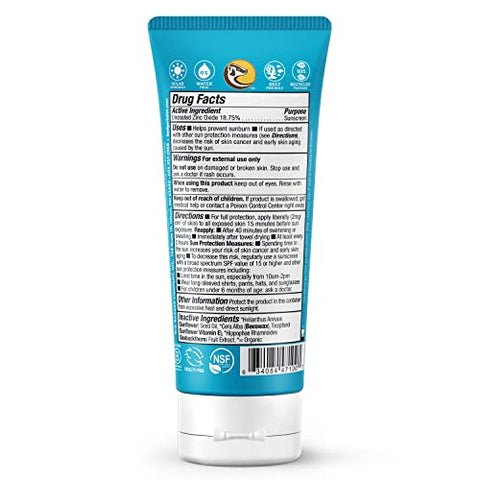Protetor Solar Mineral Badger SPF 30, Natural com Óxido de Zinco, Ingredientes Orgânicos 98%%, Seguro para os Recifes, Amplo Espectro, Resistente à Água, Sem Fragrância, 85 ml (2 Unidades)