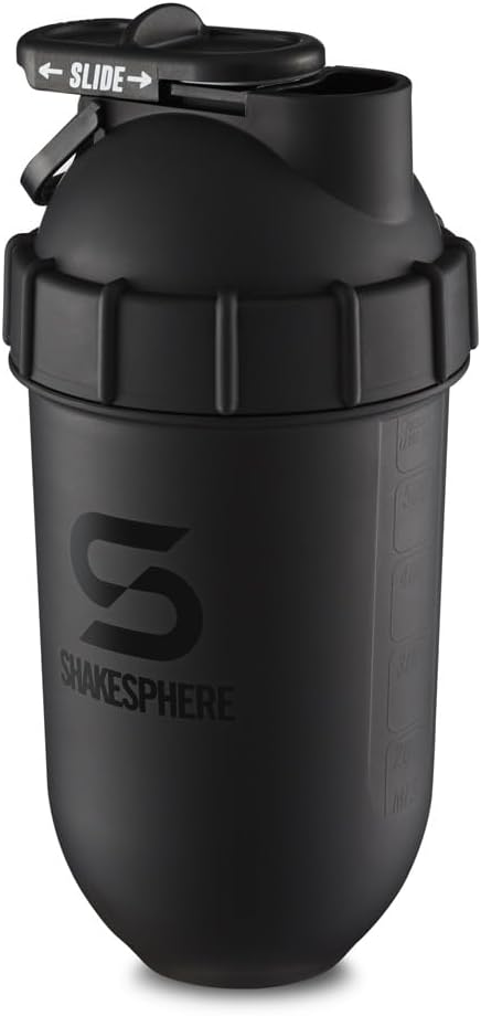 Tumbler: Copo para Shake de Proteína e Smoothie, 24 oz – Copo Liquidificador sem Lâmina Mistura Frutas Cruas sem Bola de Mistura – Misturador de Pó para Bebidas Pré-Treino – Shake Mixer para Academia - SHAKESPHERE