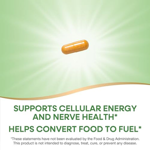 Nature's Way - Nature’s Way B-100 Complex: Suporte à Energia Celular e Saúde Nervosa*, 8 Vitaminas B, 100 Cápsulas (Embalagem Pode Variar)