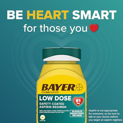 Aspirina 81mg Comprimidos Revestidos Entéricos 300un e Embalagem de Viagem com 2 Comprimidos Revestidos de Aspirina 325mg Autêntica - Bayer