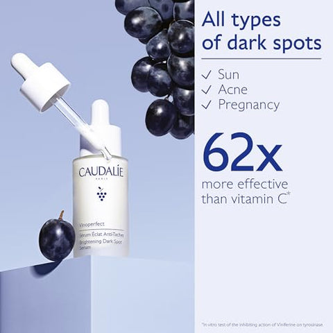 Vinoperfect Sérum Clareador de Manchas – 62x Mais Eficaz que a Vitamina C – 30ml - Caudalie