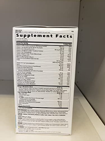 Energia Multivitamínico Feminino – 60 cápsulas – 100% das necessidades diárias – Marca GNC - GNC