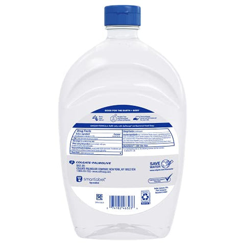 Refil Sabonete Líquido Antibacteriano Chá Branco e Fusão de Frutas Vermelhas 50 Ounce (1500 ml) Pack com 6 – Softsoap - Softsoap