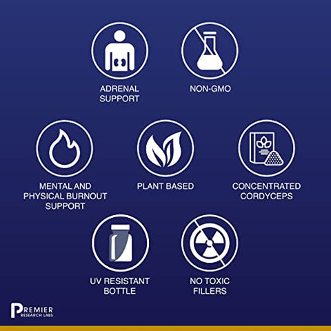 AdrenaVen – Suplemento para Saúde das Glândulas Adrenais – 60 Cápsulas de Fonte Vegetal - Premier Research Labs