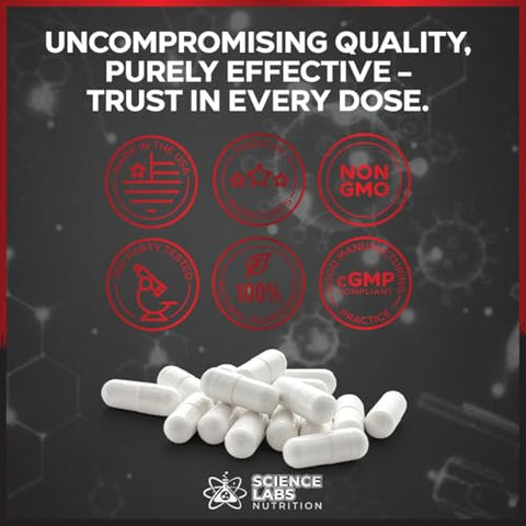 EPN Supplements - Science Labs | Pílulas de Emagrecimento Supressoras de Apetite #1 para Mulheres | Perda de Peso | 60 cápsulas | Marca Science Labs