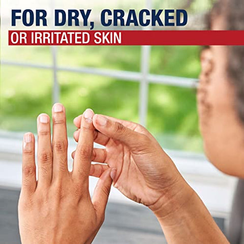 Pomada Cicatrizante Avançada com Aplicador sem Toque, Hidratante Corporal para Pele Seca, Cortes e Queimaduras Leves, Cutículas Ressecadas, Rachaduras nos Calcanhares, Mãos - Aquaphor