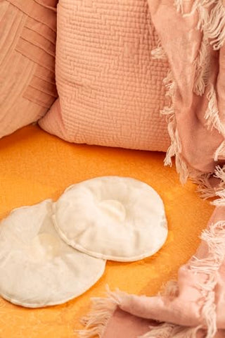 Almofadas de Amamentação Soothing para Mulheres, Natural, Aquecedor ou Compressa Fria para Amamentação, Fabricado nos EUA - Bamboobies