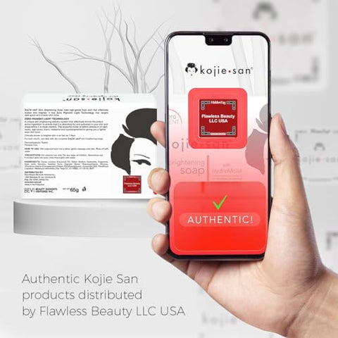 Kojie San - Conjunto de Pincéis Kojie San para Clareamento da Pele – Sabonete Original de Ácido Kójico que Ajuda a Reduzir Manchas Escuras