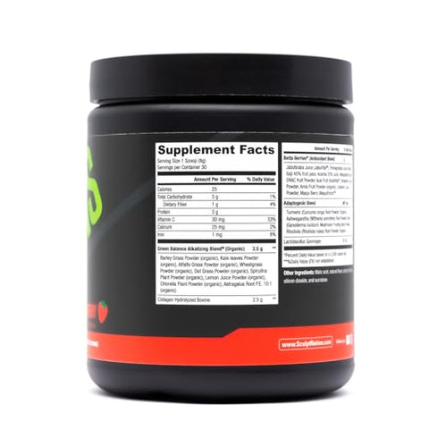 Greens Strawberry – Pó Premium de Verdes – V Shred – 100g - Sculpt Nation