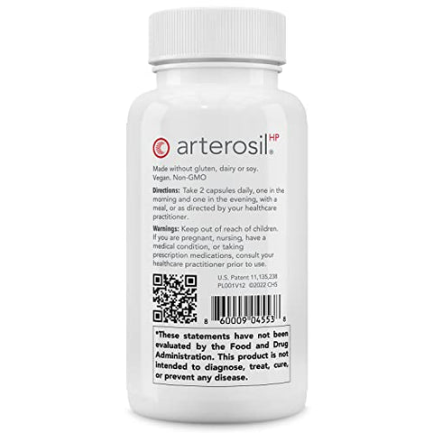 Calroy Health Sciences - Arterosil HP Professional – Suporte ao Glicocálix Endotelial – Saúde do Coração – Saúde das Artérias – Suporte à Circulação – MonitumRS® Sulfato de Rhamnan – Monostroma Nitidum