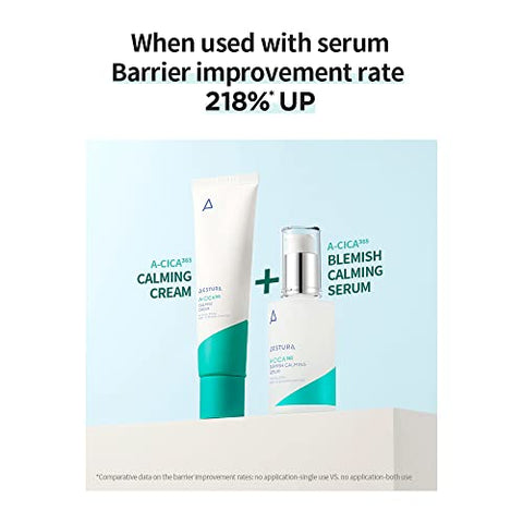 A-CICA 365 Creme Calmante, Hidratação 48 Horas, Hidratante Facial para Pele Seca e Sensível, Creme de Centella Asiatica para Alívio de Vermelhidão, 60 ml - AESTURA