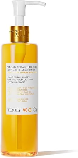 Beauty – Limpeza Facial Anti-Envelhecimento com Colágeno Vegano, Retinol e Vitamina C – Remove Impurezas e Refresca a Pele – 240ml - Truly