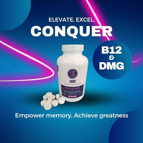 Edge Youth Athlete Nutrition - Melhore o Desempenho de Jovens Atletas com Focus Fuel: Suplemento Natural para Concentração e Performance Infantil | Aumente Concentração, Clareza e Desempenho para Atletas Jovens