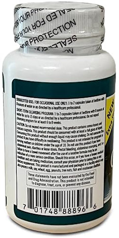 GENERAL'S - Super Colon Cleanse Special Blend! Perca Peso 100% Natural, Purifique, Rejuvenesça, Energize e Limpe! Extra Força Grau Farmacêutico Natural para Limpeza do Cólon e Intestinal