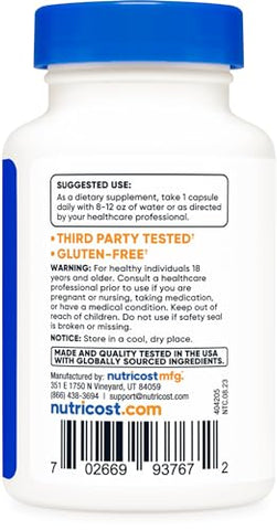 Rhodiola Rosea 500mg – 60 Cápsulas Vegetarianas – Livre de Glúten e Não-OGM – Suplemento de Rhodiola Rosea - Nutricost