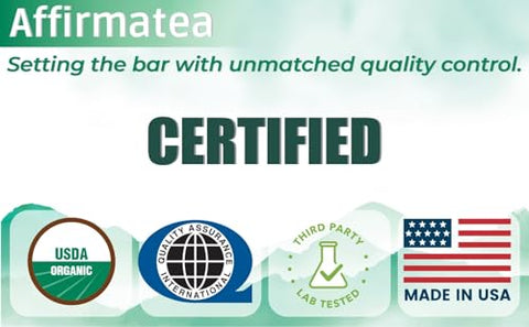 AffirmaTea - Esculpir Cintura: Detox Orgânico de 28 Dias | Chá Verde EGCG de Alta Energia | Reduz inchaço | Aumenta a energia | Sem laxantes | Suporte para controle de peso | Sabor refrescante de hibisco