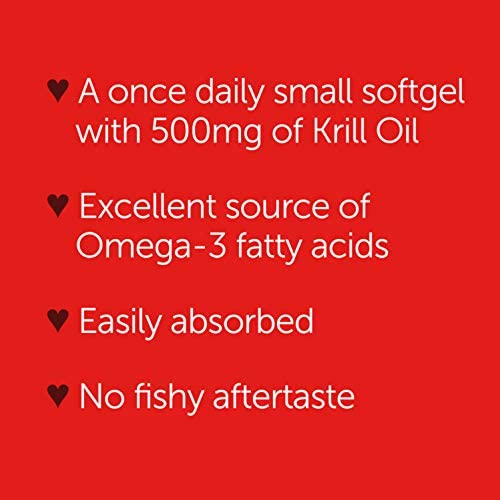 Ômega-3 Óleo de Peixe Suplemento 500mg Cápsulas Softgel Extra Forte (80 Unidades em uma Caixa), Óleo de Krill Sem Sabor de Peixe (Pacote de 2) - MegaRed