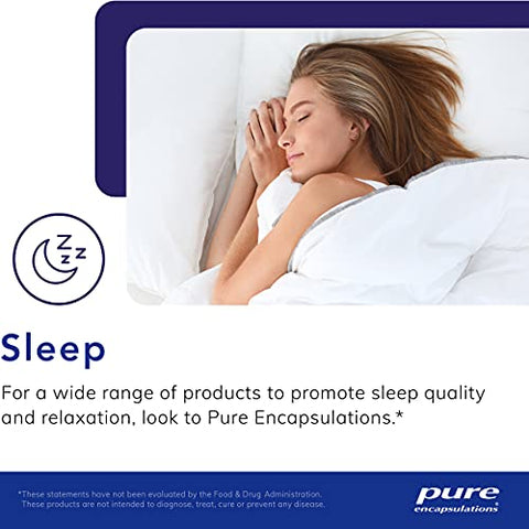 Melatonina 0.5 mg Pure Encapsulations – Auxiliar Natural do Sono para a Hora de Dormir – Regula o Ciclo Sono-Vigília – Suplemento de Melatonina 0.5 mg – Vegano