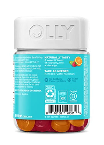Kids Chillax Gummies – Suplemento de Magnésio, L-Teanina e Melissa, Sabor Sorvete – Marca OLLY - OLLY