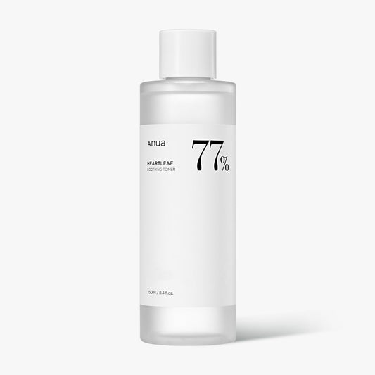 ANUA - Anua Heartleaf 77 Tônico Calmante pH 5.5 Cuidado para Pele com Problemas, Calmante, Refrescante, Hidratante, Purificante, Cruelty Free, Vegano (250ml / 8.45 fl.oz.)