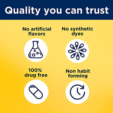 Melatonina 10mg de Dissolução Rápida, Força Máxima, Auxílio para Dormir 100% Livre de Medicamentos para Adultos, 45 Comprimidos, Suprimento de 45 Dias - Nature Made