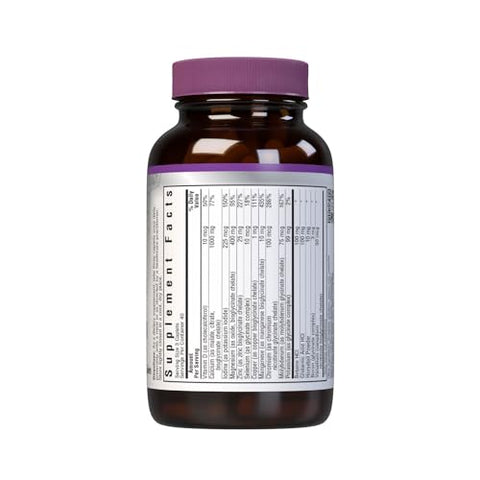 Nutrition – Multiminerais Quelados de Alta Potência (Sem Ferro), Minerais Quelados Albion, Livre de Soja, Livre de Glúten, Não-OGM, Certificado Kosher, Livre de Laticínios, 120 Cápsulas, 40g - Bluebonnet