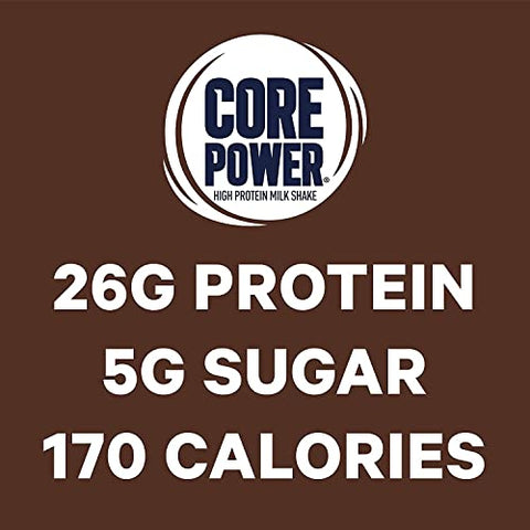 AIOUTGOGO - Veher Fairlife Core Power – Pack com 12 Shakes de Leite com 26g de Proteína, Prontos para Consumo, 414ml cada
