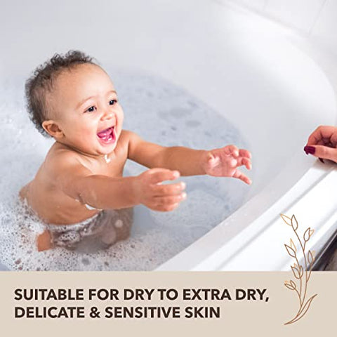 Creme Hidratante Corporal com Aveia Natural – Banho de Bebê para Pele Seca - Aveeno Baby