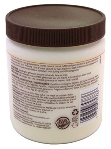 Creme de Manteiga de Cacau Queen Helene 15oz (3 Pacotes) – Hidratação Intensa para a Pele