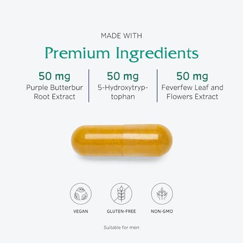Extra de Butterbur: Suporte Cerebral e Vascular, Vegano, 120 Cápsulas - Vitanica