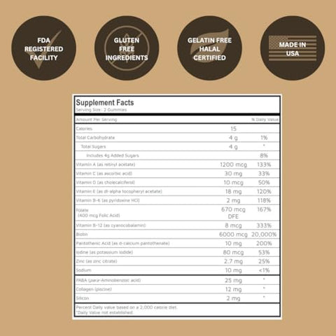 Black Girl Vitamins - Vitaminas para Cabelo, Pele e Unhas Black Girl – Biotina (6000 mcg), Zinco, Sem Gelatina, Vitamina A e Vitamina E – Livre de Glúten. Fabricado nos EUA (Sabor Morango, 60 unidades) 30 gummies