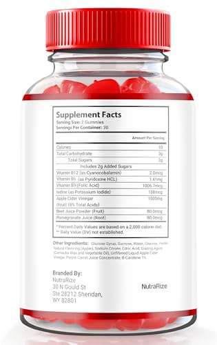 NutraRize - (3 Pacotes) Gomas True Keto ACV, Suplemento True Keto Advanced ACV, Fórmula Keto de Máxima Potência, Vinagre de Maçã 1000MG, Vitaminas Keto, Goma de ACV Natural, Oficial Keto