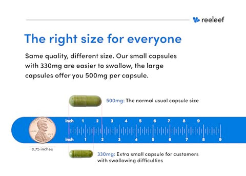 reeleef - Cápsulas de Folha de Neem Puro Herbal – 120 Unidades 500 mg – Pó de Neem Puro Feito com Folhas de Neem Orgânicas Certificadas – Sem Aditivos – Vegano