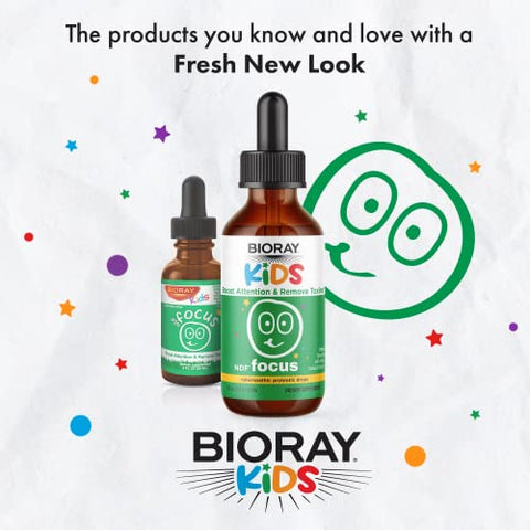 Kids NDF Focus Citrus – 118 ml – Suporte à Função Cognitiva, Aumenta a Clareza – BIORAY Kids NDF Focus - BIORAY