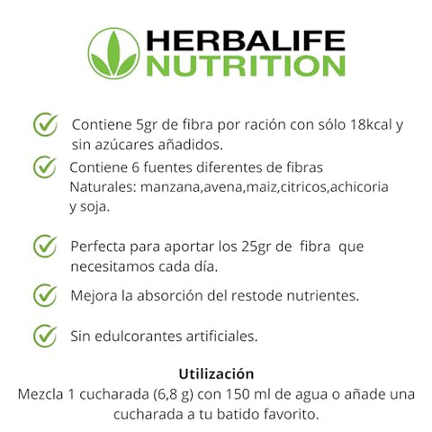 Herbalife - Active Fiber Complex Sabor Maçã 210g para Saúde Digestiva – Marca em Destaque