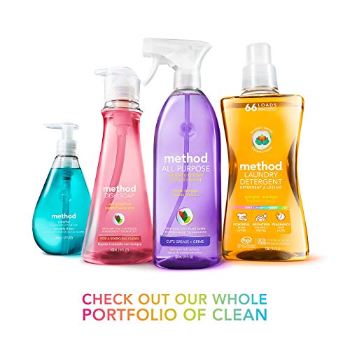 Recarga de Sabonete Líquido Method Gel, Água Doce, 1000 ml (Pacote com 3)