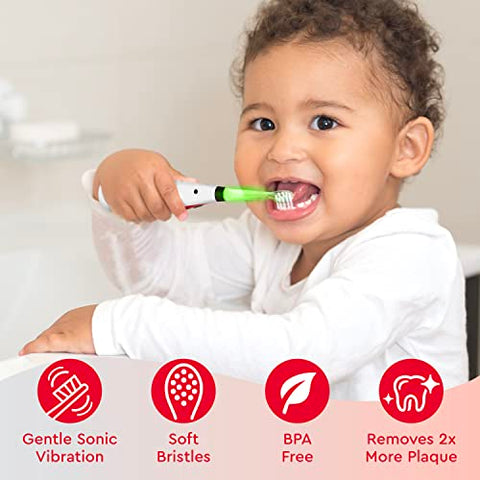 Little Brusheez® Escova de Dentes Sônica para Crianças – Segura | Marca Little Brusheez®