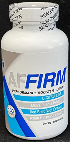 Affirm - AFFIRM Science – Suplemento Alimentar de L-Citrulina 750mg 150 Comprimidos (Fornecimento de 75 Dias) | Estimulador de Óxido Nítrico | Criado pelo Dr. Judson Brandeis