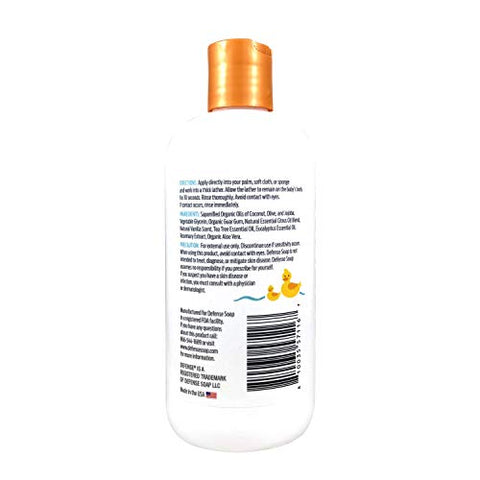 Defense Soap - Shampoo e Sabonete Líquido para Bebês Defense Soap com Óleo de Melaleuca, Óleo de Coco, Eucalipto e Azeite de Oliva – Marca