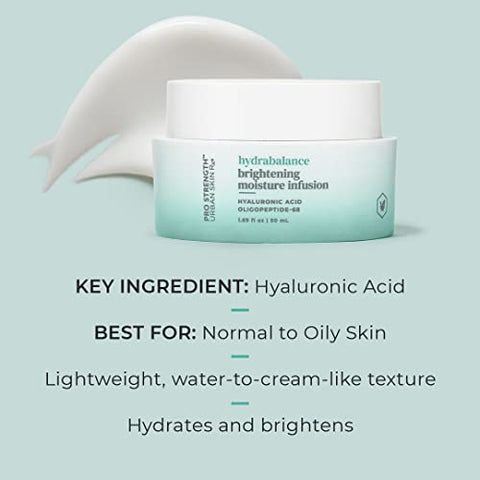 HydraBalance Infusão Instantânea de Hidratação | Fórmula Luxuosa e Livre de Fragrâncias Proporciona Hidratação Intensa para um Brilho Jovem, com Squalane e - Urban Skin Rx
