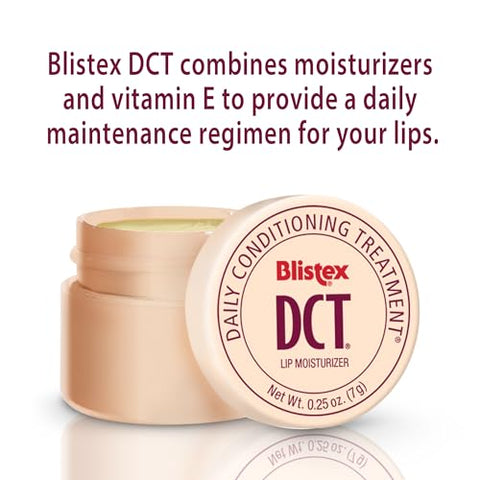 DCT Tratamento Diário Condicionante, 7g (Embalagem com 12) – Hidratante Labial com Vitamina E, Suaviza - Blistex