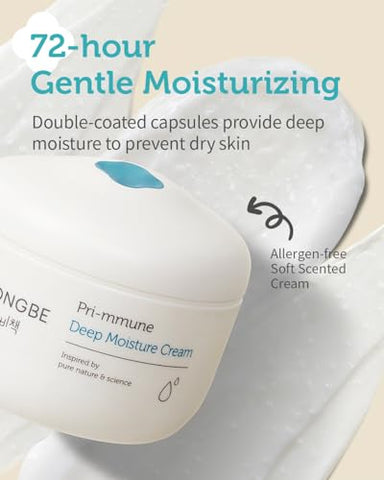 GOONGBE - Creme Hidratante Profundo Pri-mmune – Hidratante Coreano para Bebês com Ceramida – 50g