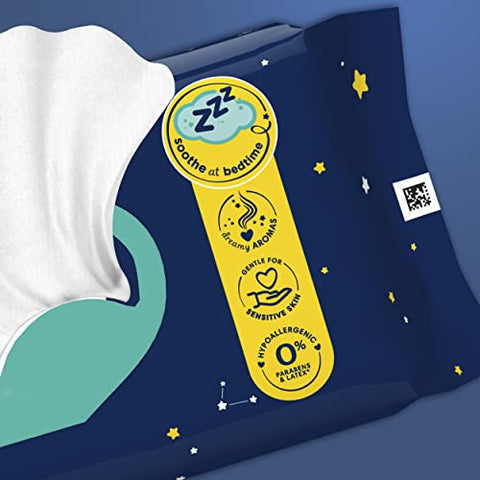 Swaddlers Lenços Umedecidos Sweet Dreams, Lavanda Calmante, 12 Pacotes Flip-Top (672 Lenços no Total) - Pampers