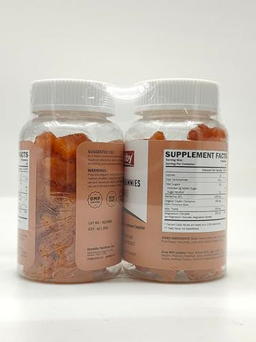 GREABBY - Gomas de Berberina 1200mg com Canela do Ceilão, Cardo Mariano, Suplemento de Berberina sem Açúcar, Suporte para a Função Imunológica, 120 Gomas de Pectina para 2 Meses de Fornecimento