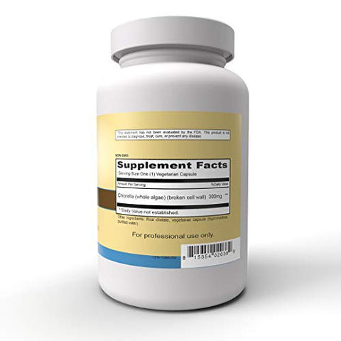 Vitamins Chlorella 180 Cápsulas Vegetarianas Suporte para um Sistema Imunológico Saudável - Priority One
