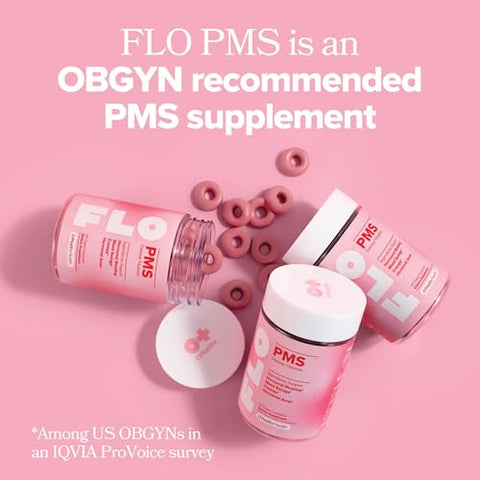 O Positiv - Positiv FLO Gomas PMS para Mulheres – Alívio Proativo do TPM – Combate Espinhas Hormonais, Inchaço e Cólicas