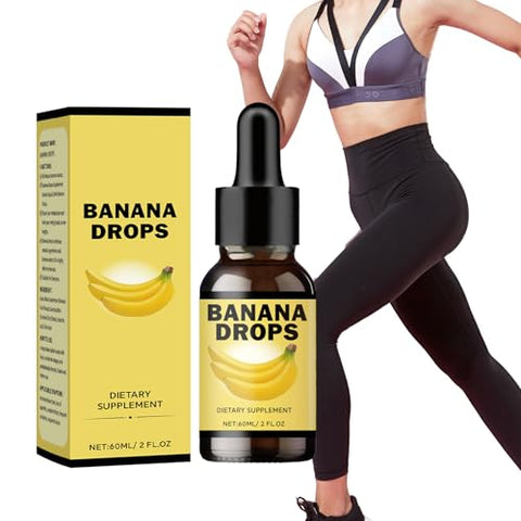 Callonestop MX - Extrato Líquido de Banana Orgânica Banana Drops para Emagrecimento Homem e Mulher 5 Unidades – 100% Natural