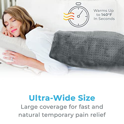 Aquecedor Ultra-Wide Microplush PureRelief® Pure Enrichment® – Tamanho XXL 20″ x 24